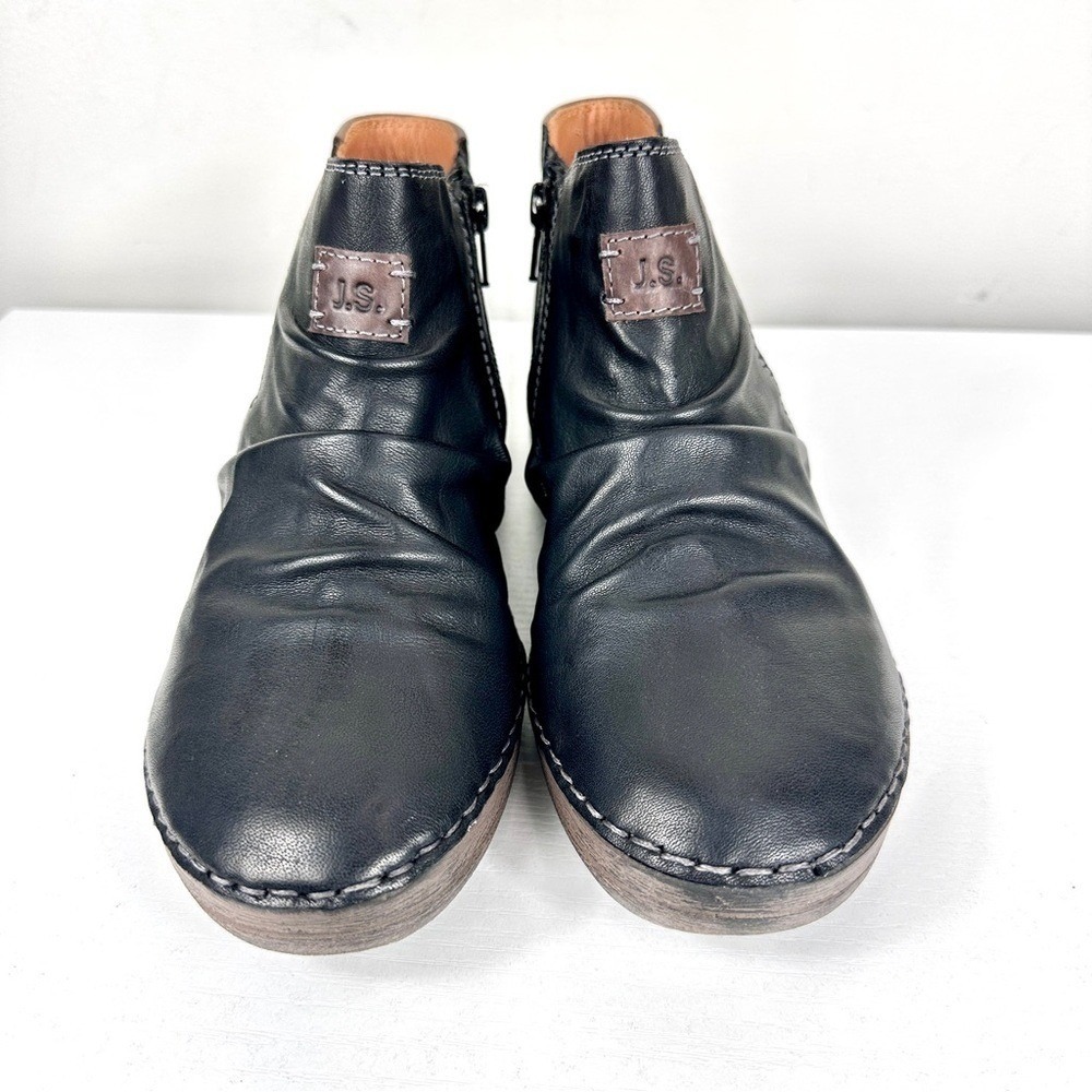 Leather Boots JOSEF‎ SEIBEL Felicia 03 in Black Kombi Size 37 (6-6 1/2)